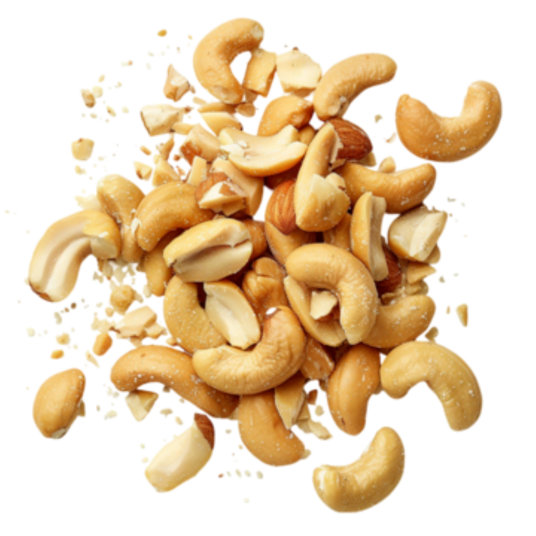 WISH DRY ROASTED N SALTED CASHEW NUTS 125G